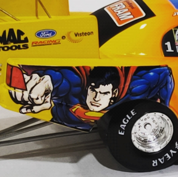 John Force 1999 Signed Superman Castrol GTX Limited Edition Funny Car - Picture 4 of 12